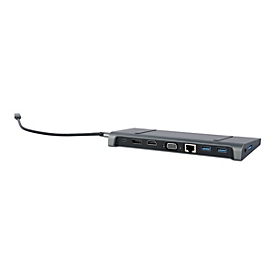 Cablexpert A-CM-COMBO9-02 - Dockingstation - USB-C 3.1 - HDMI, VGA - 1GbE