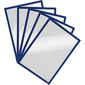 Cadre d’affichage magnétique DURAFRAME MAGNETIC DURABLE, format A4, bleu, 5 p.