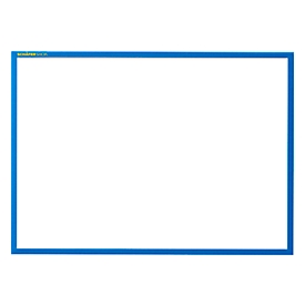 Cadre d’affichage magnétique standard - format A3 paysage -  bleu - 5 pièces - notre marque Schäfer Shop Pure 
