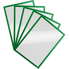 Cadre magnétique Duraframe Magnetic, A4, vert, 5 pièces
