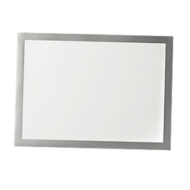 Cadre transparent Duraframer Grip Durable, format A4, pour surfaces textiles, argent