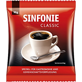 Café filtre Sinfonie, sachet portion de 50 g, 60 pièces