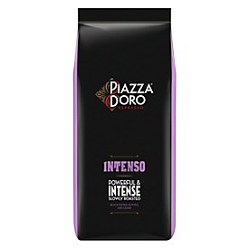 Café torréfié Piazza D' Oro Intenso Espresso, torréfaction douce, grains entiers, certifié UTZ, 1Kg