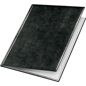 Cahier à pochettes plastiques Exquisit VELOFLEX, pour format A4, 10 pochettes, noir