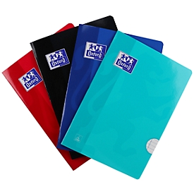Cahiers scolaires OXFORD School DIN A4, 38 feuilles, lignées, couleurs assorties, assortis, 10 pcs. 