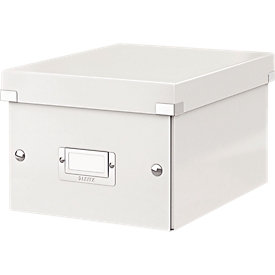 Caisse d'archives et de transport CD série Click + Store LEITZ®, petit, pour format A5, blanc