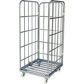Caisson mobile, 3 côtés, avec châssis mobile en acier, hauteur utile 1460 mm