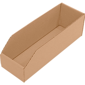 Caja con abertura frontal, L 300 x An 100 x Al 100 mm, 2,6 l, 50 unidades