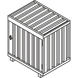 Caja de bombonas de gas GB 1