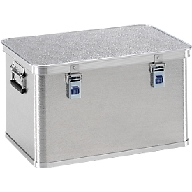 Caja estándar, metal ligero, sin esquinas apilables, 60 l