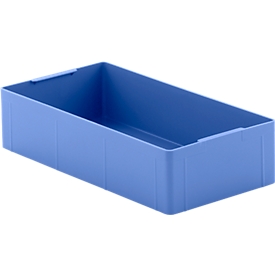 Caja insertable EK 14-4, azul, PE, 12 unidades