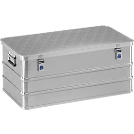 Caja maxi, metal ligero, sin esquinas apilables, 135 l