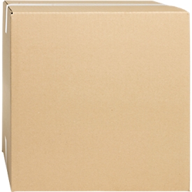 Cajas plegables de cartón ondulado, 1 pared, 585 x 585 x 585 mm