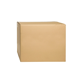 Cajas plegables de cartón ondulado, doble pared, 500 x 500 x 400 mm