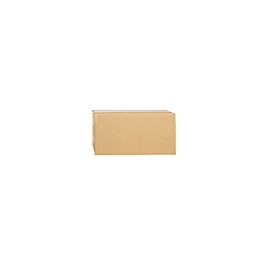 Cajas plegables de cartón ondulado, pared simple, 200 x 100 x 100 mm, marrón