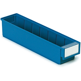 Cajón de almacenamiento TRESTON 4010, ancho 92 x fondo 400 x alto 82 mm, 1,9 l, azul