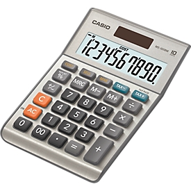 Calculatrice de bureau MS-100BM Casio, écran LC BIG 10 chiffres
