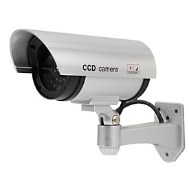 Caméra de surveillance factice DC 400 Olympia, avec LED clignotante