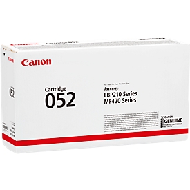 Canon 052 tonercassette, zwart, 3300 pagina's