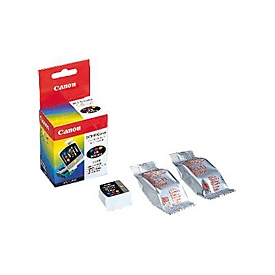 Canon BCI-11 - 3er-Pack - Gelb, Cyan, Magenta - original - Tintenbehälter - für BJ-30; BJC-50, 55, 70, 80, 85