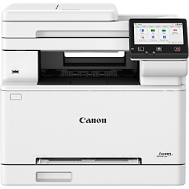 Canon Imprimante multifonction laser couleur i-SENSYS MF664Cdw, 3-en-1, recto-verso automatique, impression mobile, hôte USB/USB/LAN/WLAN, jusqu'au format A4