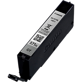 Canon inktcartridge CLI-571XL GY, grijs