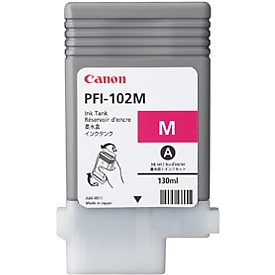Canon inktcartridge PFI-102M, magenta, 130 ml