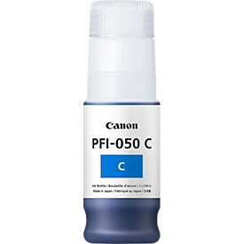 Canon inktfles PFI-050C, 70 ml, enkele verpakking, cyaan