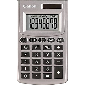 Canon LS-270L, calculatrice de bureau, 8 chiffres, alimentation solaire + piles, étui de transport, fonction EURO