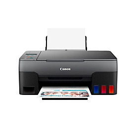 Canon Tintenstrahl-Multifunktionsdrucker PIXMA G2520 MegaTank, Schwarzweiß/Farbe, 3-in-1, USB, Duplex, bis A4, inkl. CMYK-Flaschen
