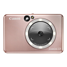 Canon Zoemini S2 - Digitalkamera - Kompaktkamera mit Fotosofortdrucker - 8.0 MPix - NFC, Bluetooth - Rosegold