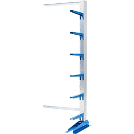 Cantilever rack add-on module KRM, one-sided, height 2000 mm, cantilever arm length 400 mm
