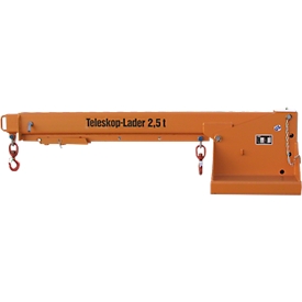 Cargador telescópico KTH 2,5, 218 kg, naranja lacado