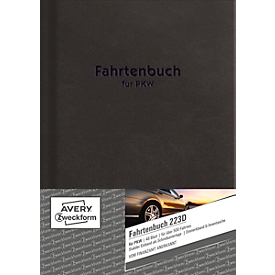 Carnet de bord AVERY Zweckform, couverture rigide, format A5, 48 feuilles