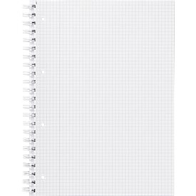 Carnet de notes, format A4, quadrillé, 5 p.