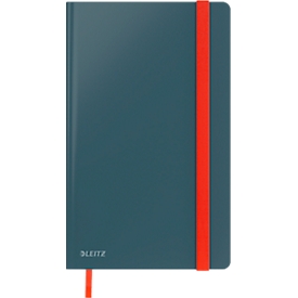 Carnet de notes Leitz Cosy, DIN A5, quadrillé, papier 100 g/m², 80 feuilles, couverture rigide, gris