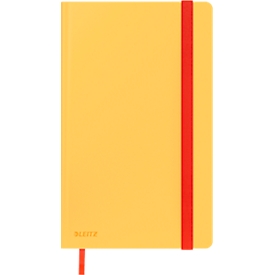 Carnet de notes Leitz Cosy, DIN A5, quadrillé, papier 100 g/m², 80 feuilles, couverture rigide, jaune