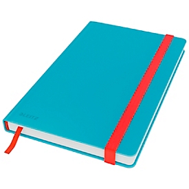 Carnet de notes Leitz Cosy, format A5, 80 feuilles quadrillées, couverture rigide, certifié FSC®, bleu doux