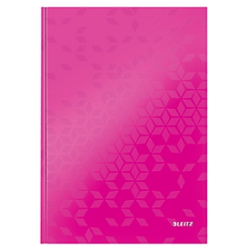 Carnet de notes WOW 4626 LEITZ, format A4, quadrillé, rose