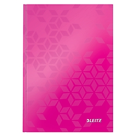 Carnet de notes WOW 4628 LEITZ, format A5, quadrillé, rose
