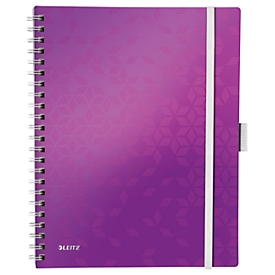 Carnet de notes WOW Be Mobile 4645 LEITZ, format A4, quadrillé, violet