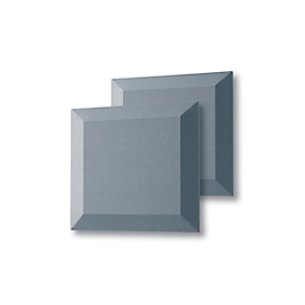 Carreaux muraux acoustiques Sound Balance, classe d'absorption B, L 400 x l. 400 x H 42 mm, gris foncé, 2 p.