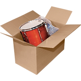 Carton polyvalent, 1 cannelure, 430 x 300 x 250 mm, format A3