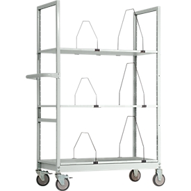 Carton trolley with separator arches Varimobil