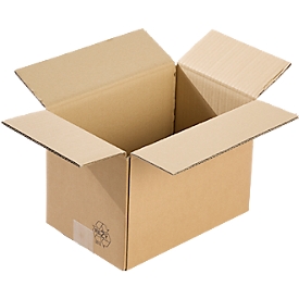 Cartons ondulés, 292 x 192 x 200 mm, rectangulaire, 10 p.