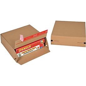 Cartons pliables Bac Euro ColomPac, taille M, 300 x 100 x 300 mm, 10 p.