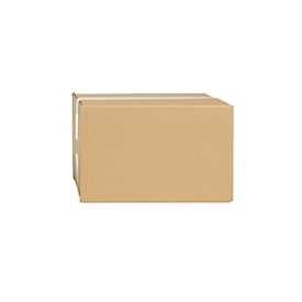 Cartons pliables et ondulés, 1 cannelure, 215 x 155 x 135 mm, brun