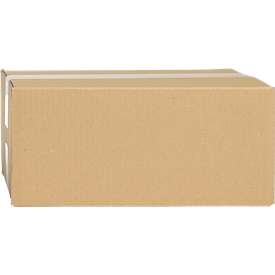 Cartons pliables et ondulés, 1 cannelure, 325 x 230 x 160 mm, brun
