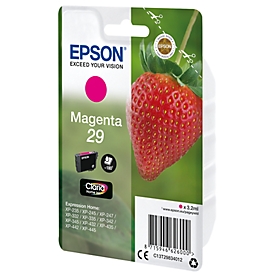 Cartouche d'encre originale Epson 29, pack individuel, magenta