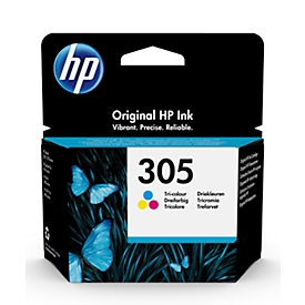 Cartouche d'encre originale HP 305 CMY, Multipack, cyan, magenta, jaune